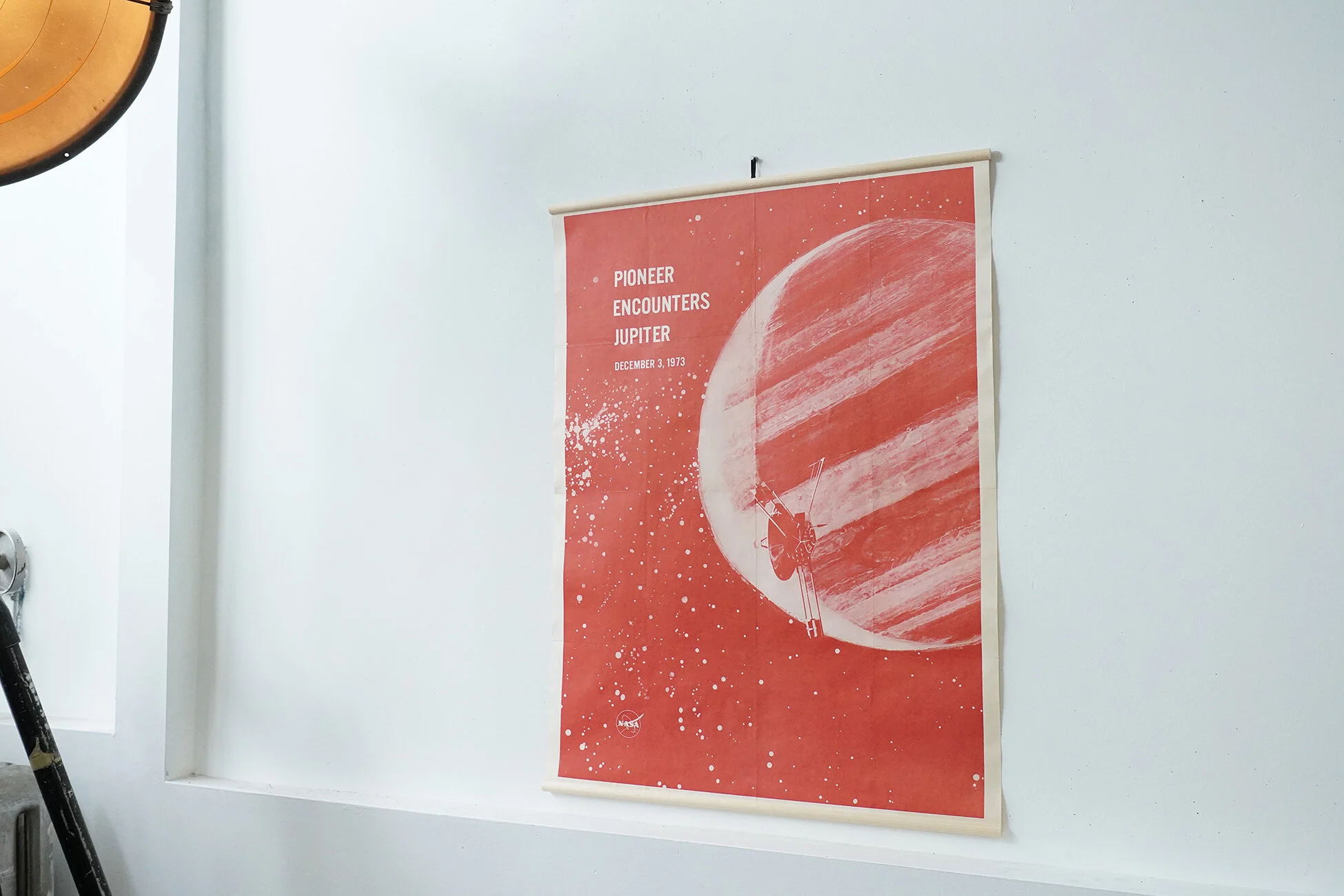 Rare Original 1973 Pioneer Encounters Jupiter Poster — AGENT